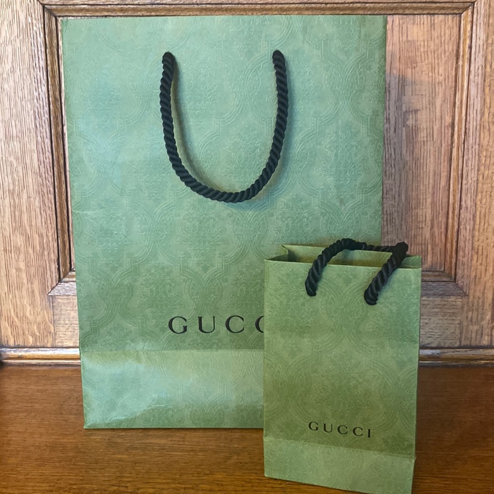 Two Gucci Bags shopping